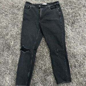 Abercrombie & Fitch The Skinny High Rise in Black, size 30 (10R)